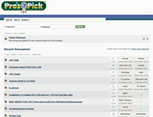 Tablet Screenshot of forums.pros-pick.com